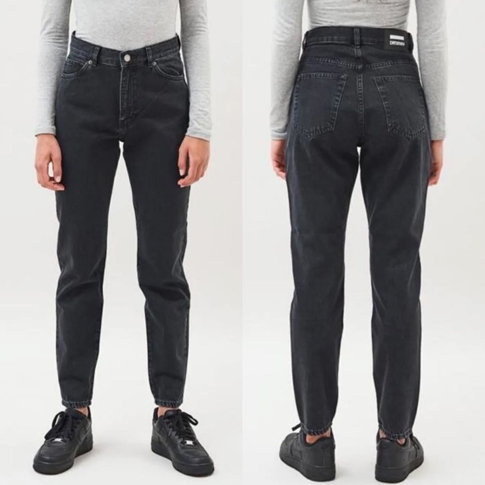 Dr denim Nora retro black‎ mom jeans womens size 25